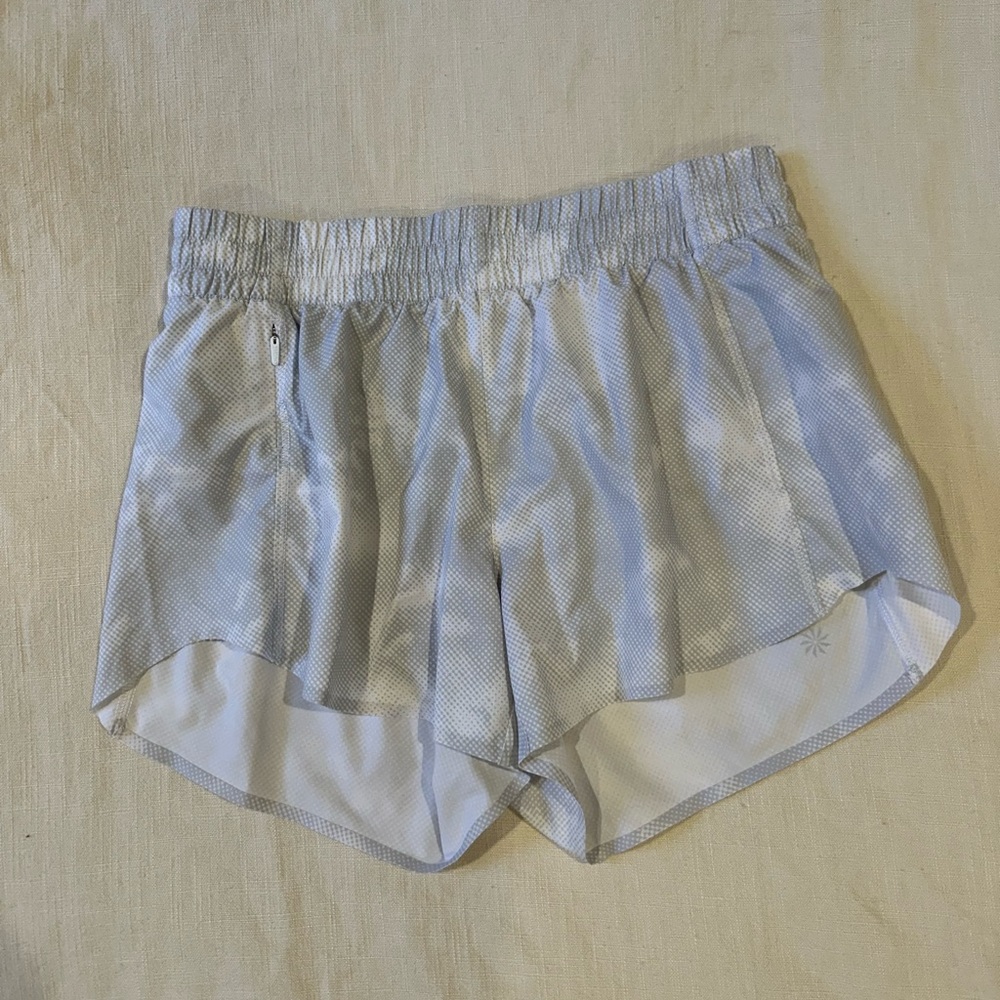 Athleta Light Gray Athletic Shorts